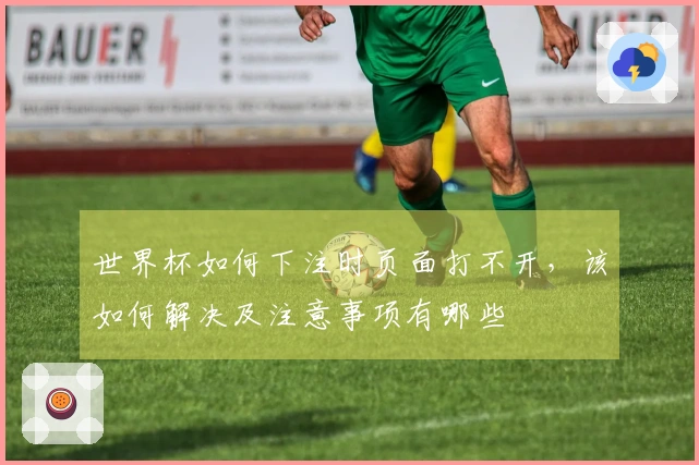 世界杯如何下注时页面打不开,该如何解决及注意事项有哪些